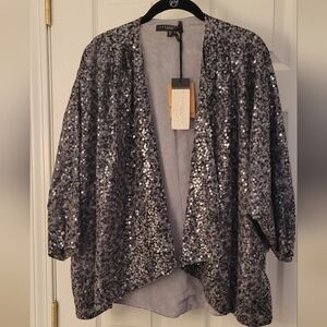 Sanctuary Sequin Open Jacket